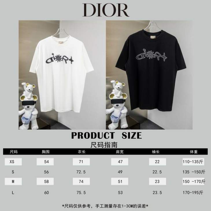 Dior T Shirts Short _SKUDiorXS-Lxetr27315424